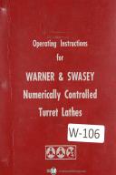 Warner & Swasey-Warner Swasey Operator Programming 2-SC 2-SCL Turret Lathe Machine Manual-2-SC-2-SCL-M-5040-M-5080-01